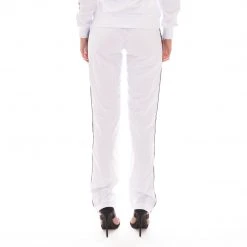Kappa US 222 Banda Wastoria Trackpants - White Black Women