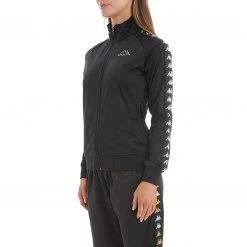 Kappa US 222 Banda Wanniston Track Jacket - Black Black