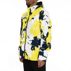 Kappa US Men 6Cento 660F Ski Jacket - Blue Yellow