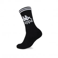 Kappa US Authentic Aster 1Pack Socks - Black Smoke