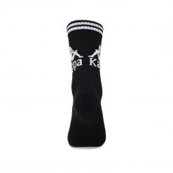 Kappa US Authentic Aster Socks 3 Pack - Black White