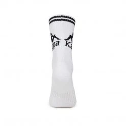 Kappa US Authentic Aster Socks 1 Pack - White Black