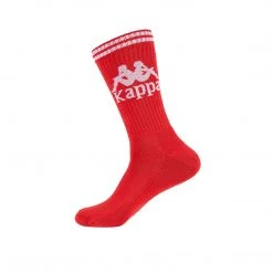 Kappa US Authentic Aster 1Pack Socks - Bright Red Accessories