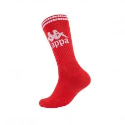 Kappa US Authentic Aster 1Pack Socks - Bright Red Accessories