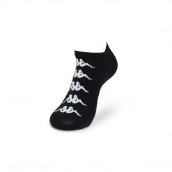Kappa US Authentic Assis Socks 1 Pack - Black White