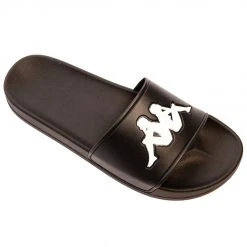 Kappa US Authentic Adam 2 Slides - Black White