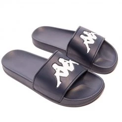Kappa US Authentic Adam 2 Slides - Blue Marine White Footwear