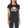 Kappa US Women Authentic Westessi T-Shirt - Black Smoke Sand