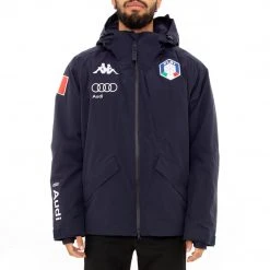 Kappa US 6Cento 611 Fisi Ski Jacket - Blue Night