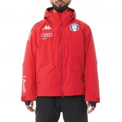 Kappa US Men 6Cento 611 Fisi Ski Jacket - Red