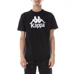 Kappa US Authentic Estessi T-Shirt - Black White