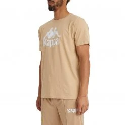 Kappa US Authentic Estessi T-Shirt - Beige Men