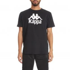 Kappa US Authentic Estessi T-Shirt - Black White