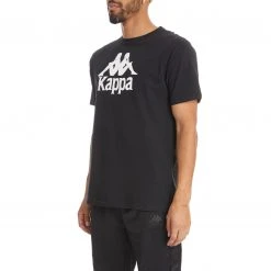 Kappa US Authentic Estessi T-Shirt - Black White