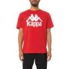 Kappa US Authentic Estessi T-Shirt - Red White Men
