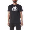 Kappa US Authentic Estessi T-Shirt - Black Smoke White Men