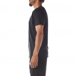 Kappa US Authentic Estessi T-Shirt - Black Smoke White Men