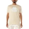 Kappa US Men Authentic Estessi T-Shirt - Beige White