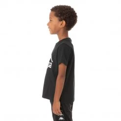 Kappa US Kids Authentic Estessi T-Shirt - Black Smoke