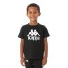 Kappa US Kids Authentic Estessi T-Shirt - Black Smoke