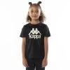 Kappa US Kids Authentic Esstesi T-Shirt - Black Smoke Sand