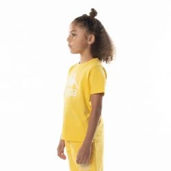 Kappa US Kids Authentic Esstesi T-Shirt - Yellow Sand