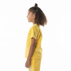 Kappa US Kids Authentic Esstesi T-Shirt - Yellow Sand