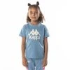 Kappa US Kids Authentic Esstesi T-Shirt - Light Blue Sand