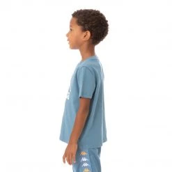 Kappa US Kids Authentic Estessi T-Shirt - Light Blue