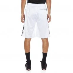 Kappa US Men 222 Banda Treadwellz Shorts - White Black