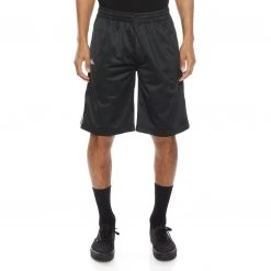 Kappa US 222 Banda Treadwellz Shorts - Black White Black