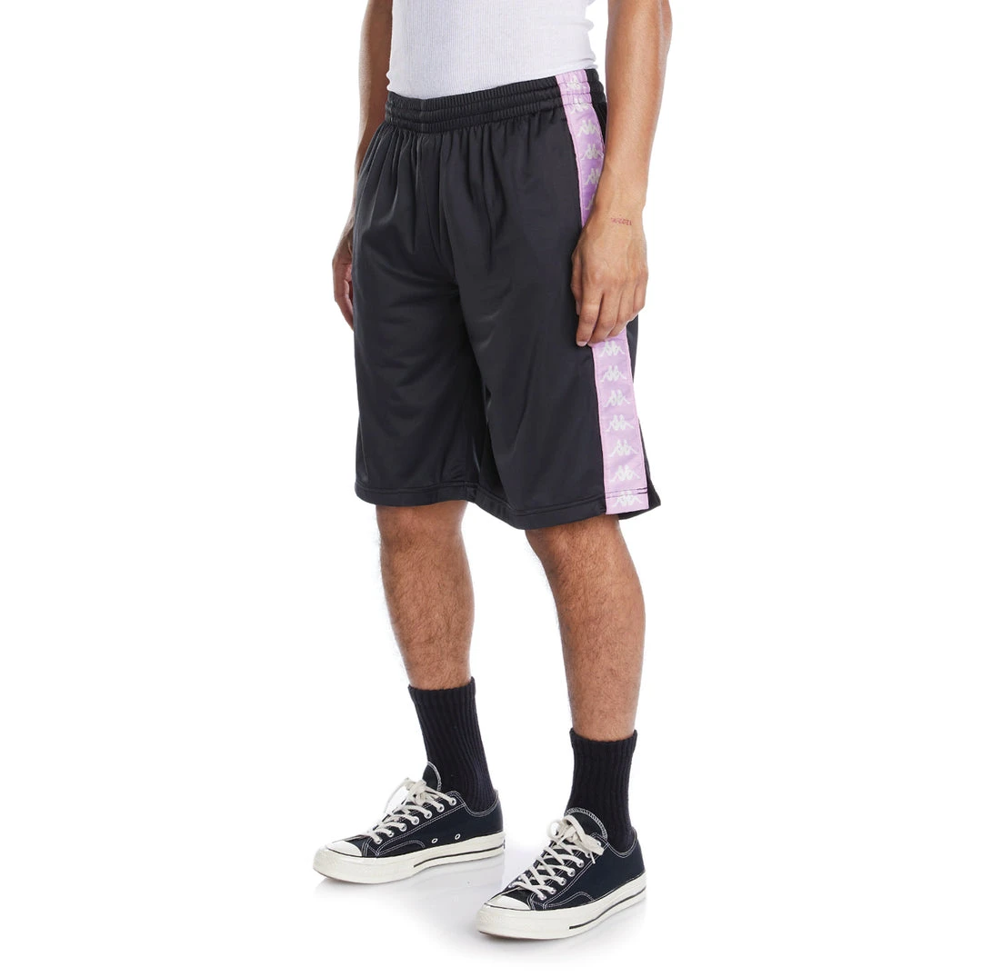 Kappa US Men 222 Banda Treadwellz Shorts - Black Smoke Violet 4 Kappa US Men 222 Banda Treadwellz Shorts - Black Smoke Violet