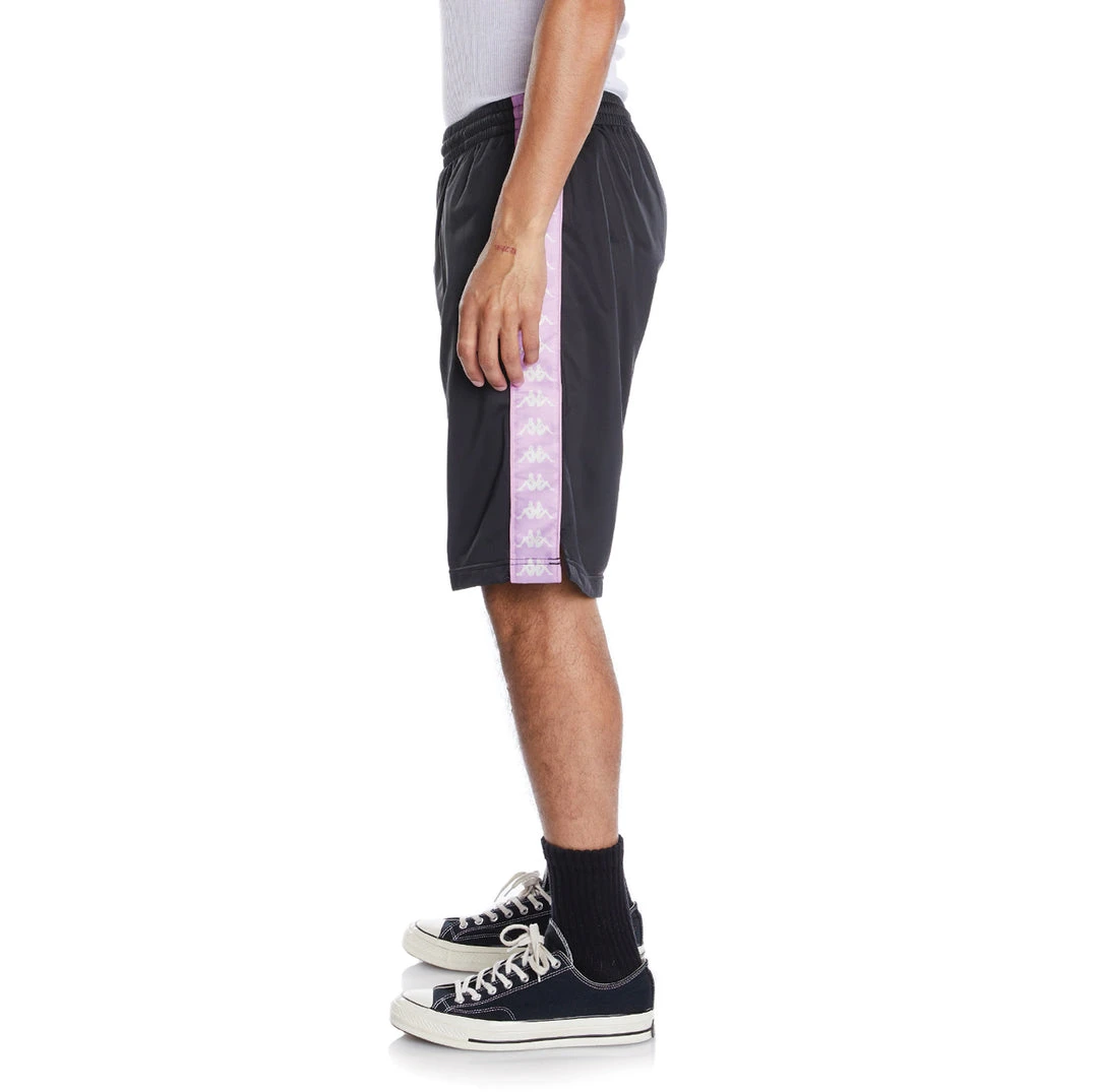Kappa US Men 222 Banda Treadwellz Shorts - Black Smoke Violet 5 Kappa US Men 222 Banda Treadwellz Shorts - Black Smoke Violet