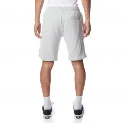 Kappa US 222 Banda Treadwellz Shorts - Grey White Men