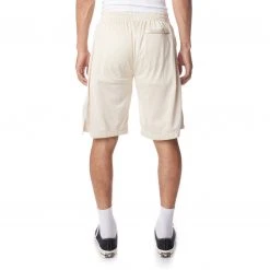 Kappa US 222 Banda Treadwellz Shorts - Beige White Men