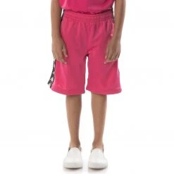 Kappa US Kids 222 Banda Treadwellz Shorts - Pink Black