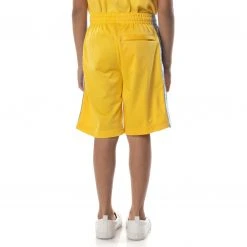 Kappa US Kids 222 Banda Treadwellz Shorts - Yellow Light Blue