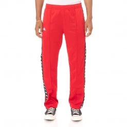 Kappa US 222 Banda Astoriazz Trackpants - Red Black