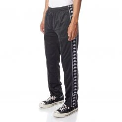 Kappa US Men 222 Banda Astoriazz Trackpants - Black White