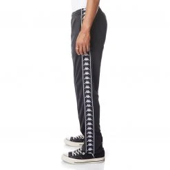 Kappa US Men 222 Banda Astoriazz Trackpants - Black White