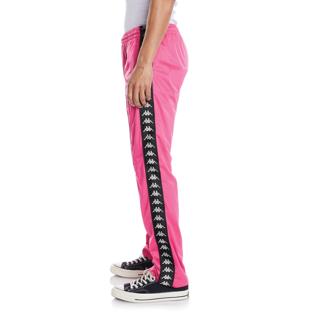 Kappa US 222 Banda Astoriazz Trackpants - Pink Black Men 5 Kappa US 222 Banda Astoriazz Trackpants - Pink Black Men