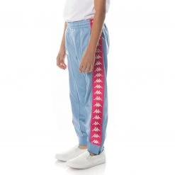 Kappa US Kids 222 Banda Rastoriazz Trackpants - Light Blue Pink