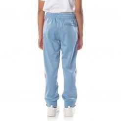 Kappa US Kids 222 Banda Rastoriazz Trackpants - Light Blue Pink