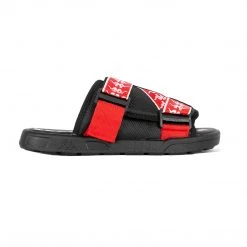 Kappa US 222 Banda Mitel 1 Sandals - Black Red White