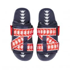 Kappa US 222 Banda Mitel 1 Sandals - Navy Red White Footwear 8 Kappa US 222 Banda Mitel 1 Sandals - Navy Red White Footwear
