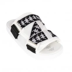 Kappa US 222 Banda Mitel 1 Sandals - White Black Footwear