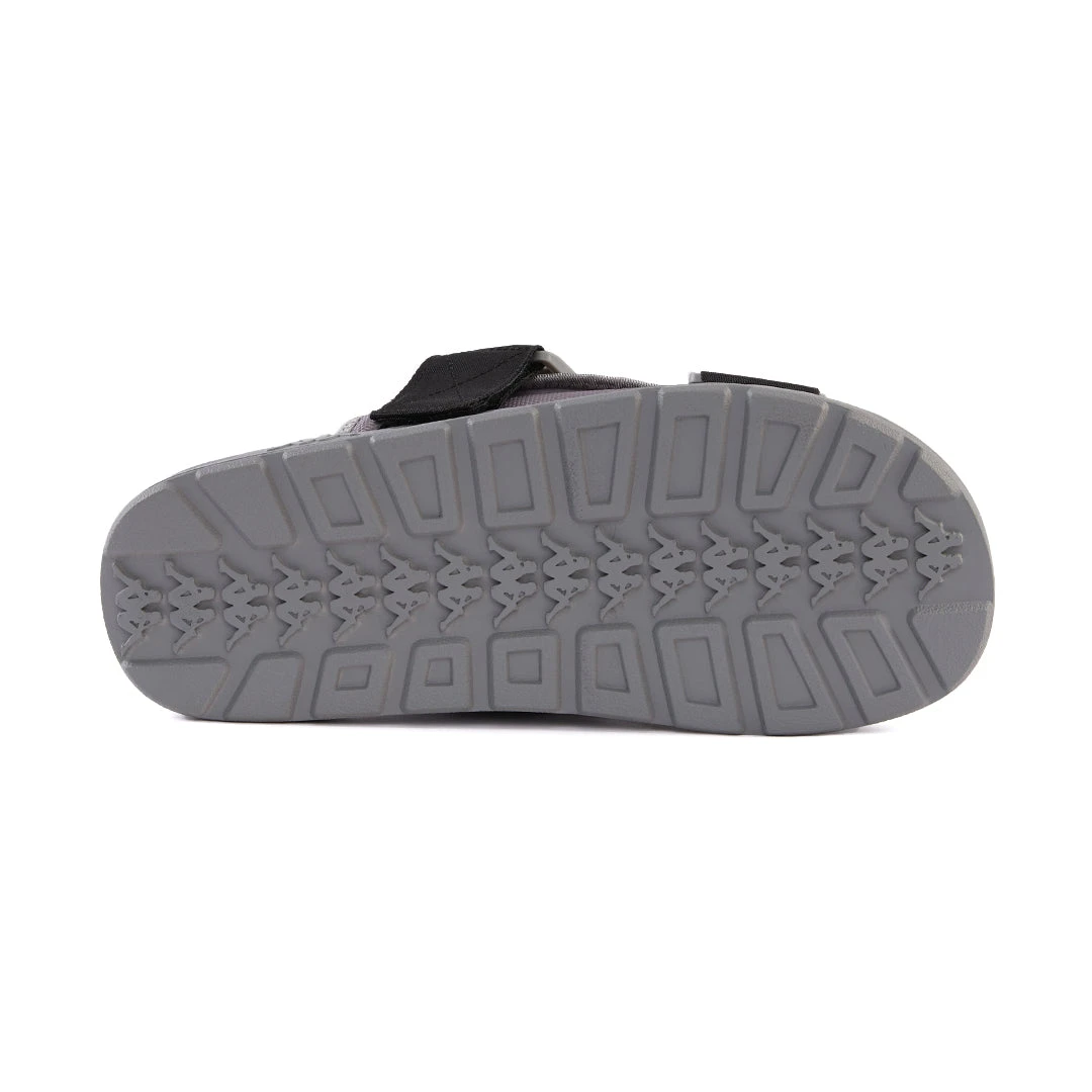 Kappa US 222 Banda Mitel 1 Sandals - Grey Black White 5 Kappa US 222 Banda Mitel 1 Sandals - Grey Black White