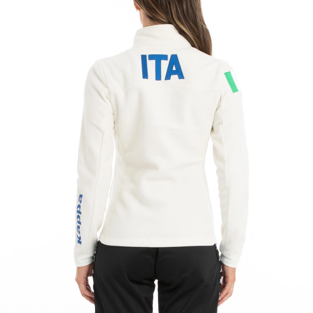 Kappa US 6Cento 688 Fisi Fleece Jacket - White 5 Kappa US 6Cento 688 Fisi Fleece Jacket - White