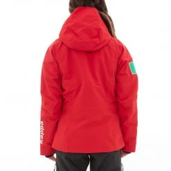 Kappa US 6Cento 612 Fisi Ski Jacket - Red Women 8 Kappa US 6Cento 612 Fisi Ski Jacket - Red Women