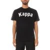 Kappa US 222 Banda Balima T-Shirt - Black White